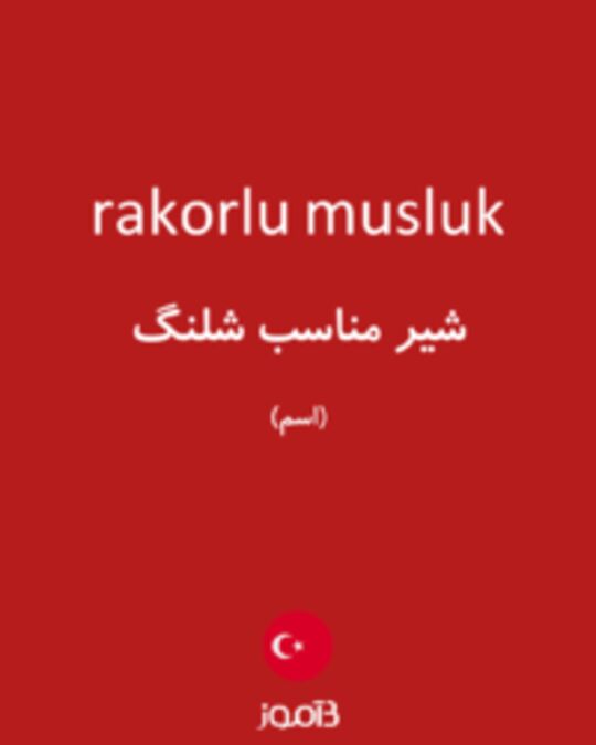  تصویر rakorlu musluk - دیکشنری انگلیسی بیاموز