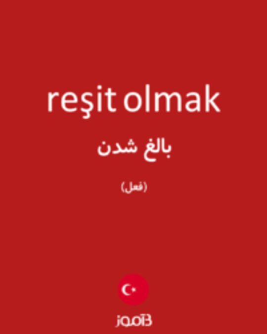  تصویر reşit olmak - دیکشنری انگلیسی بیاموز