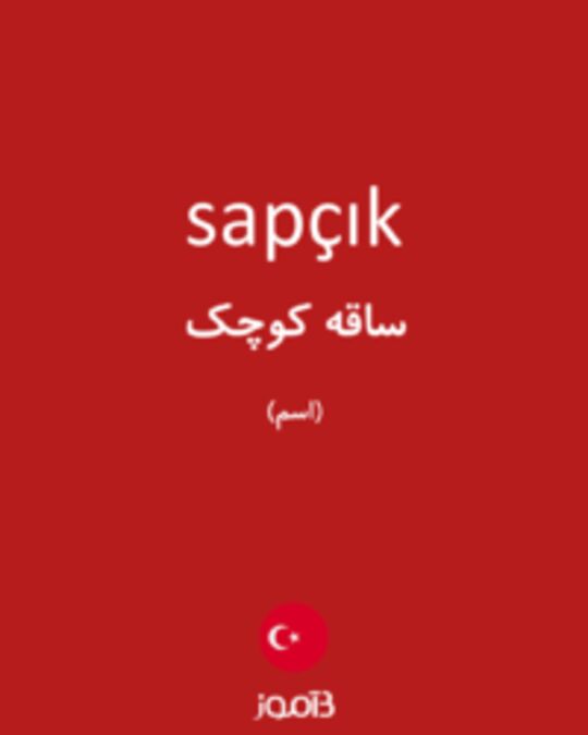  تصویر sapçık - دیکشنری انگلیسی بیاموز