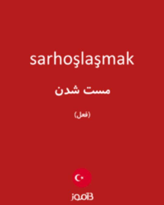  تصویر sarhoşlaşmak - دیکشنری انگلیسی بیاموز