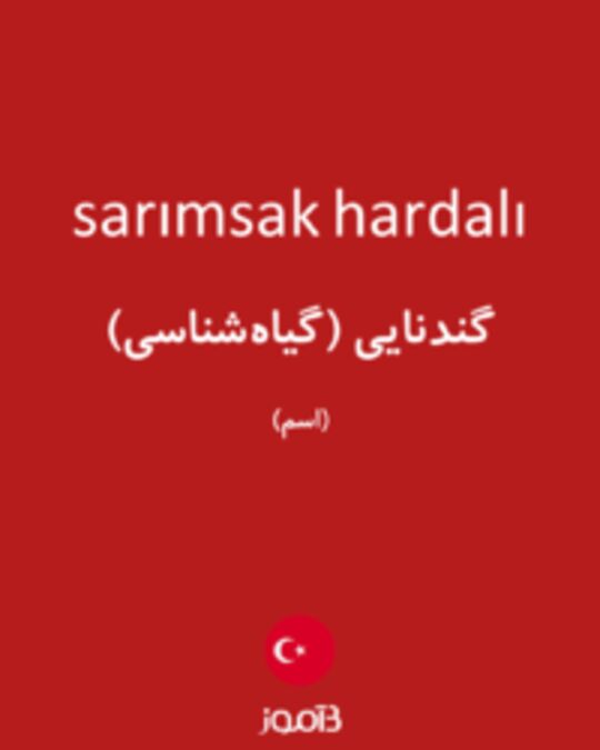  تصویر sarımsak hardalı - دیکشنری انگلیسی بیاموز