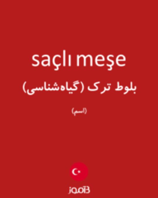  تصویر saçlı meşe - دیکشنری انگلیسی بیاموز