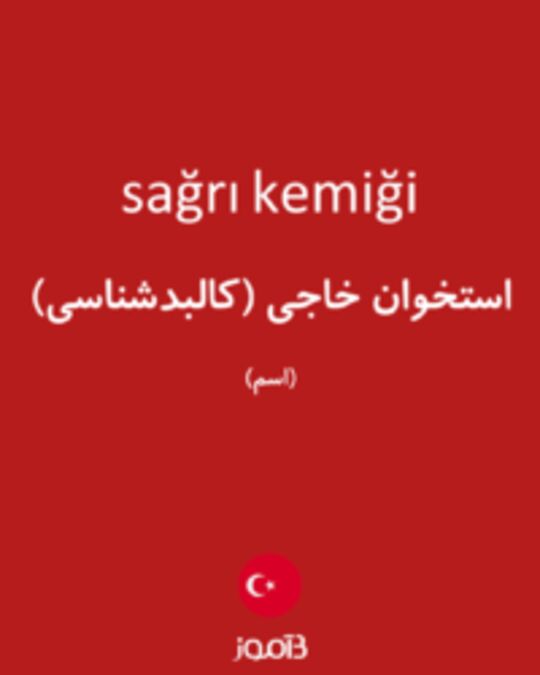  تصویر sağrı kemiği - دیکشنری انگلیسی بیاموز