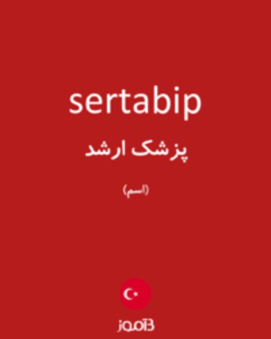  تصویر sertabip - دیکشنری انگلیسی بیاموز