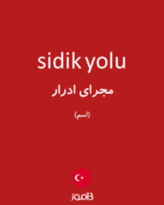  تصویر sidik yolu - دیکشنری انگلیسی بیاموز