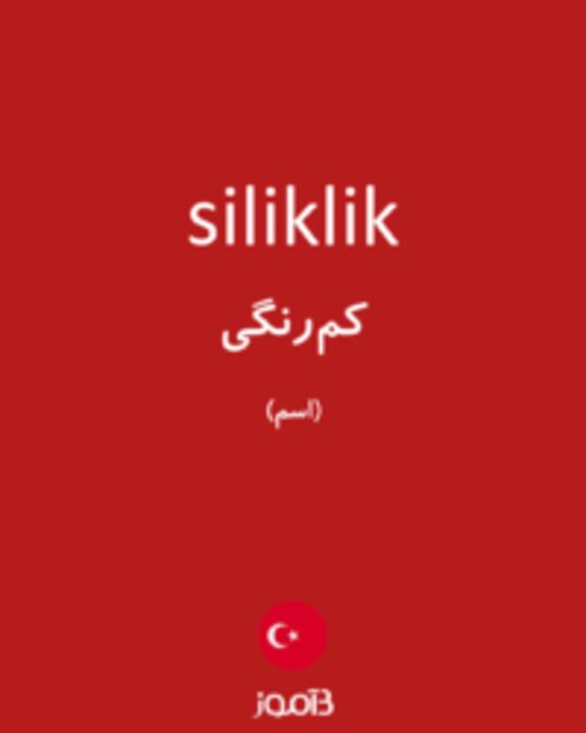  تصویر siliklik - دیکشنری انگلیسی بیاموز