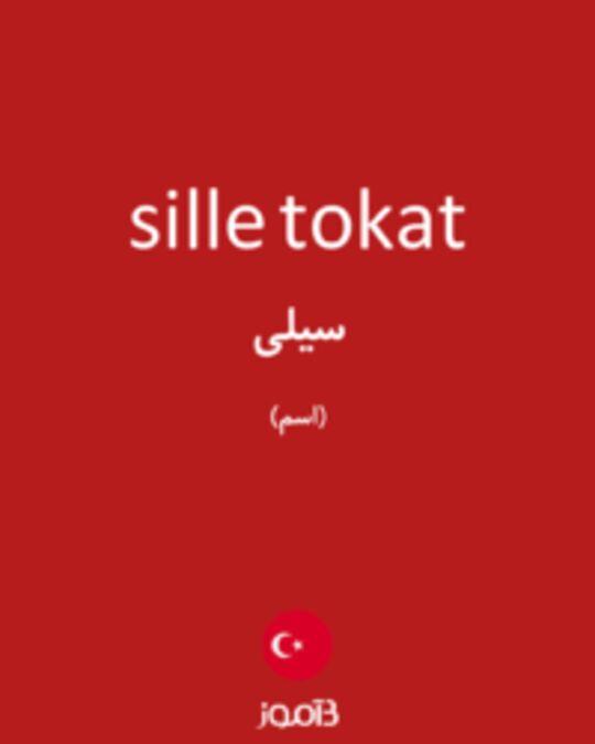  تصویر sille tokat - دیکشنری انگلیسی بیاموز