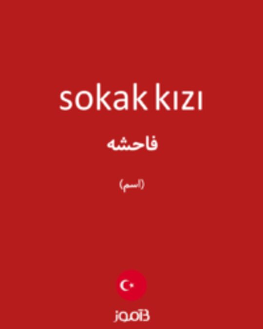  تصویر sokak kızı - دیکشنری انگلیسی بیاموز