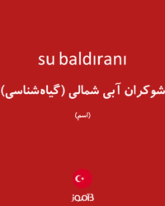  تصویر su baldıranı - دیکشنری انگلیسی بیاموز