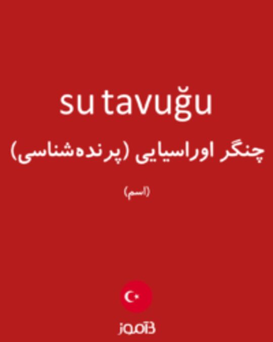  تصویر su tavuğu - دیکشنری انگلیسی بیاموز