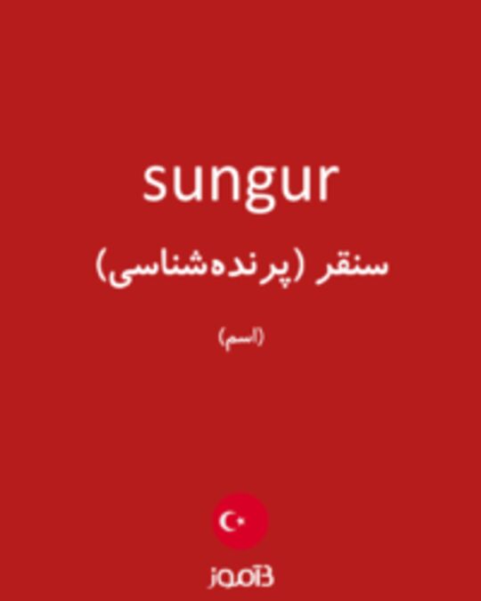  تصویر sungur - دیکشنری انگلیسی بیاموز