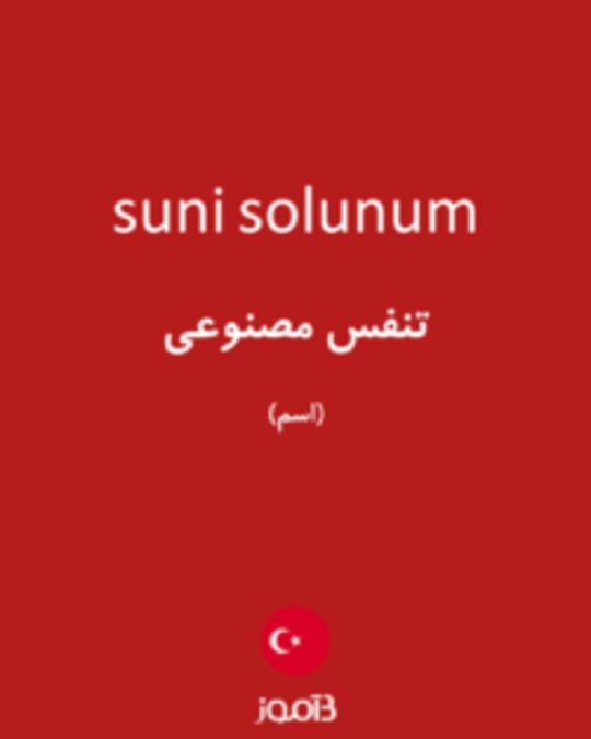  تصویر suni solunum - دیکشنری انگلیسی بیاموز