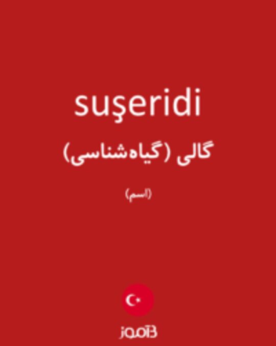  تصویر suşeridi - دیکشنری انگلیسی بیاموز