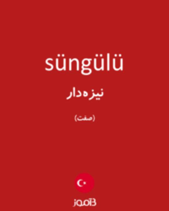  تصویر süngülü - دیکشنری انگلیسی بیاموز