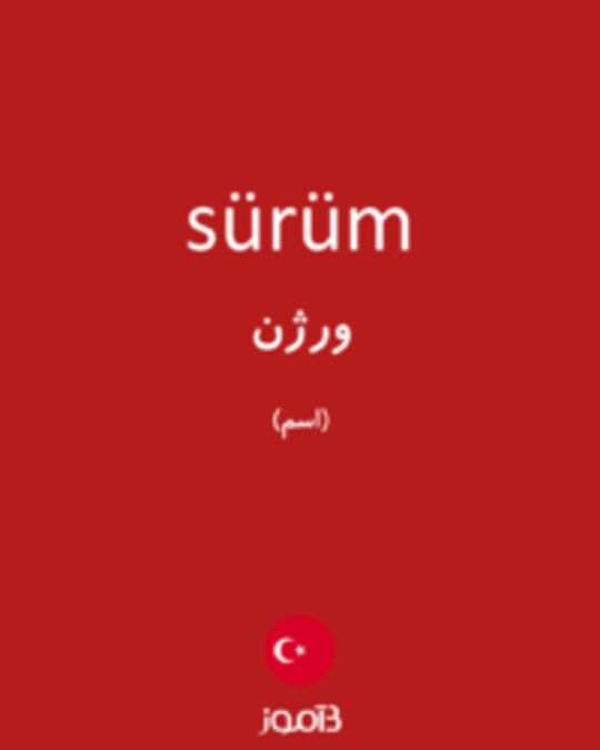  تصویر sürüm - دیکشنری انگلیسی بیاموز