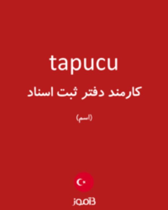  تصویر tapucu - دیکشنری انگلیسی بیاموز