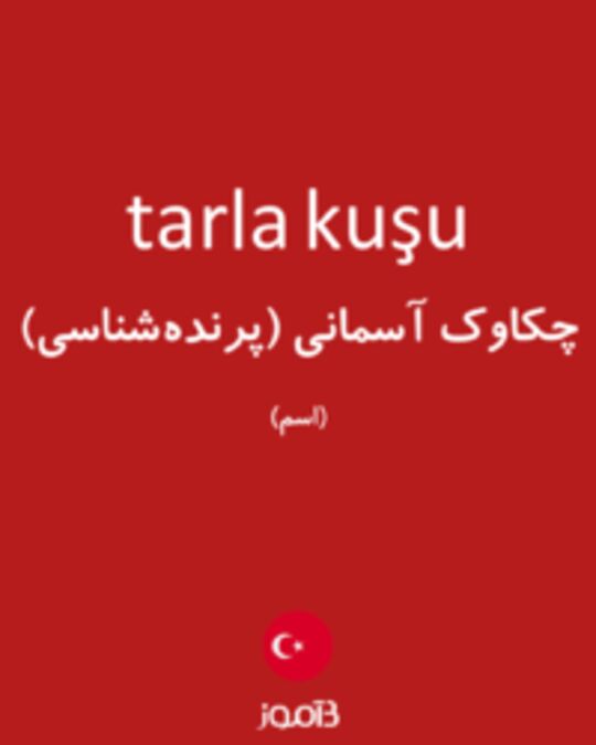  تصویر tarla kuşu - دیکشنری انگلیسی بیاموز