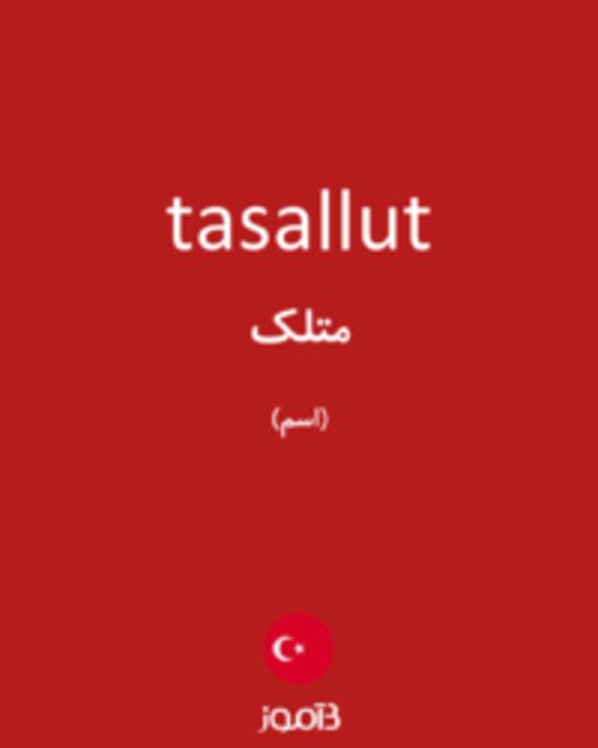  تصویر tasallut - دیکشنری انگلیسی بیاموز