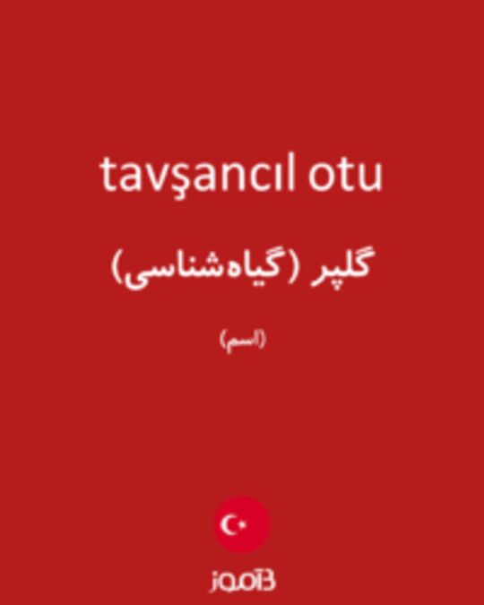  تصویر tavşancıl otu - دیکشنری انگلیسی بیاموز