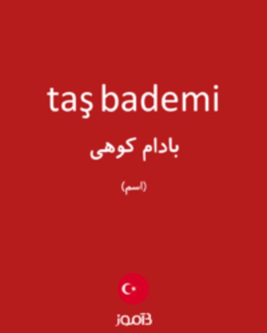  تصویر taş bademi - دیکشنری انگلیسی بیاموز