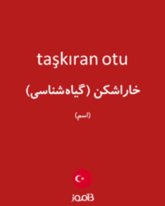  تصویر taşkıran otu - دیکشنری انگلیسی بیاموز