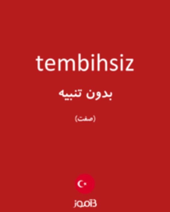  تصویر tembihsiz - دیکشنری انگلیسی بیاموز