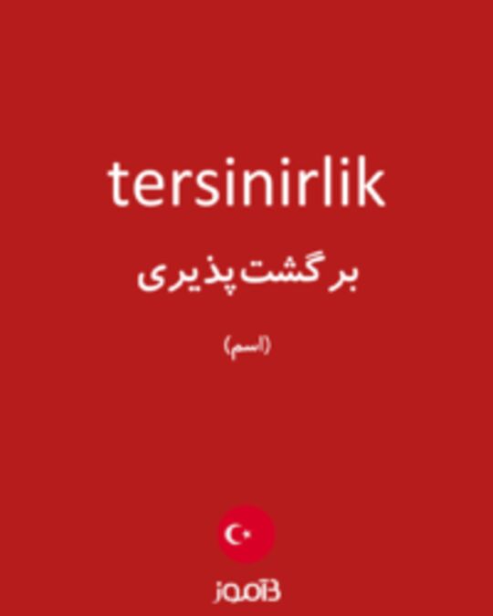  تصویر tersinirlik - دیکشنری انگلیسی بیاموز