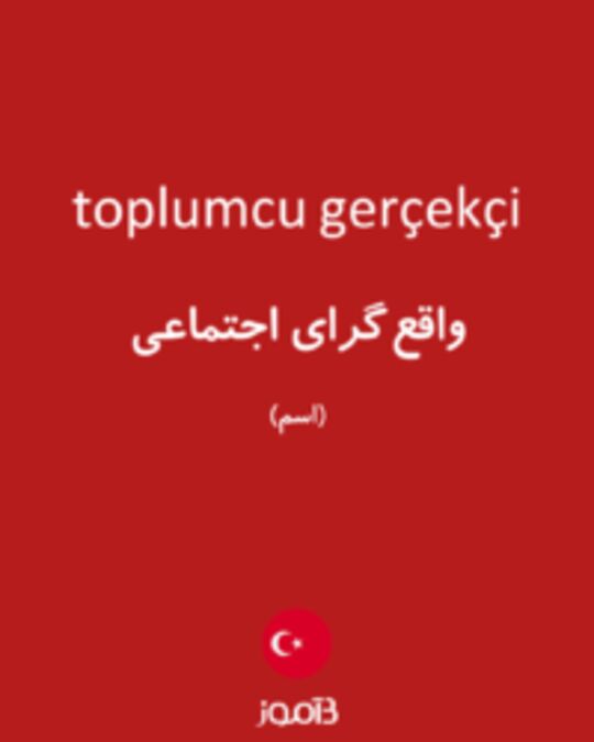  تصویر toplumcu gerçekçi - دیکشنری انگلیسی بیاموز