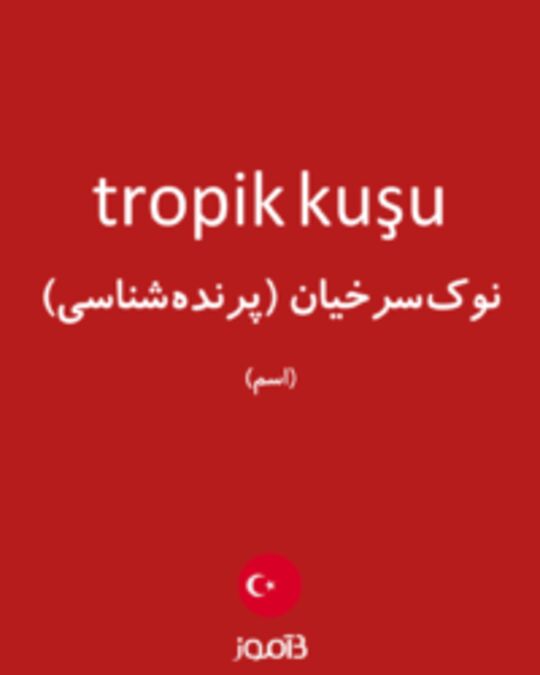  تصویر tropik kuşu - دیکشنری انگلیسی بیاموز