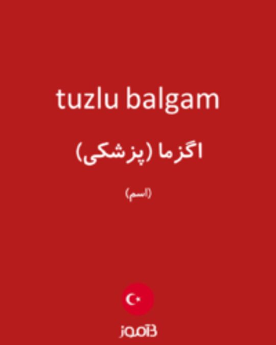  تصویر tuzlu balgam - دیکشنری انگلیسی بیاموز