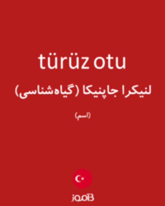  تصویر türüz otu - دیکشنری انگلیسی بیاموز