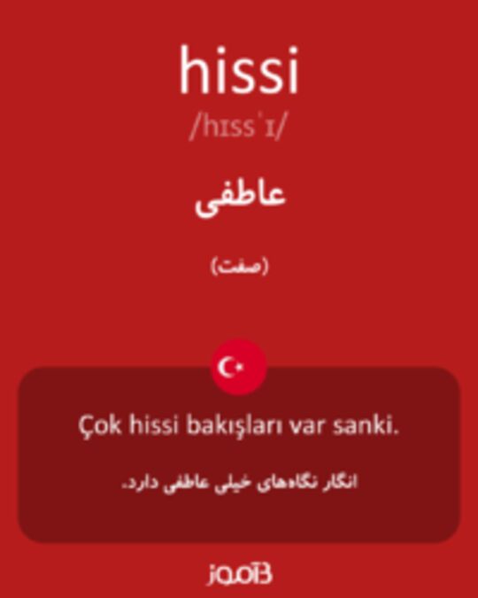  تصویر hissi - دیکشنری انگلیسی بیاموز