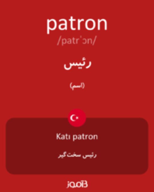  تصویر patron - دیکشنری انگلیسی بیاموز