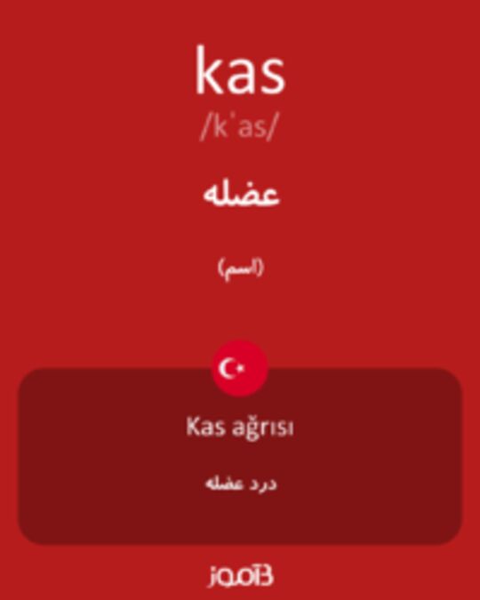  تصویر kas - دیکشنری انگلیسی بیاموز