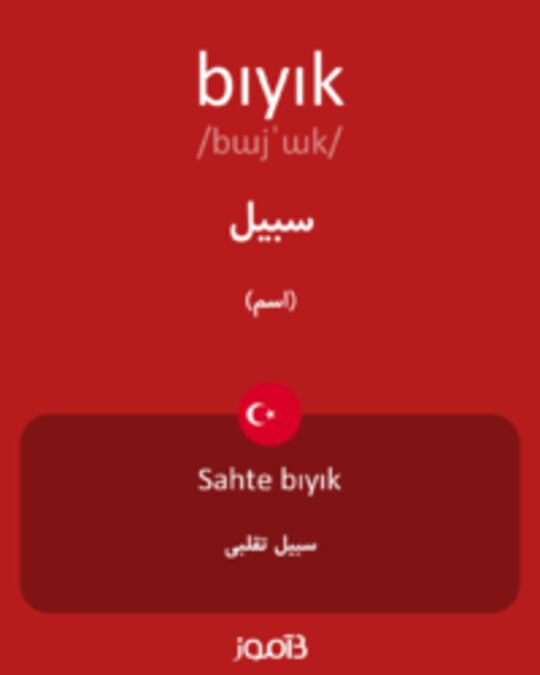  تصویر bıyık - دیکشنری انگلیسی بیاموز