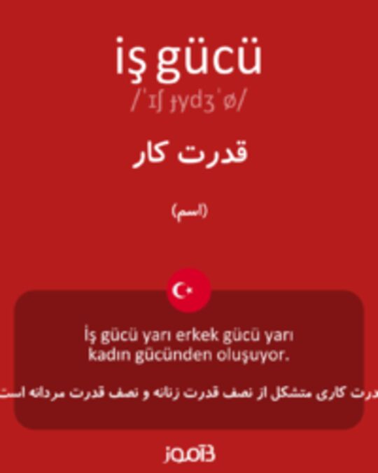  تصویر iş gücü - دیکشنری انگلیسی بیاموز