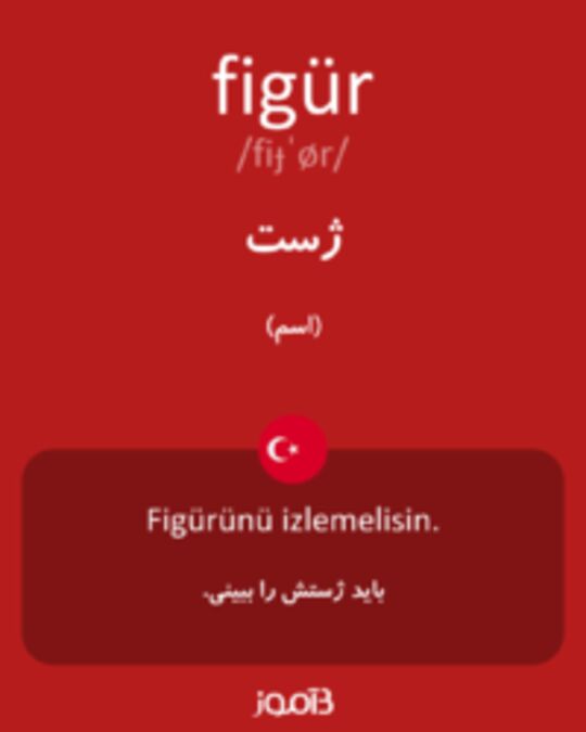  تصویر figür - دیکشنری انگلیسی بیاموز