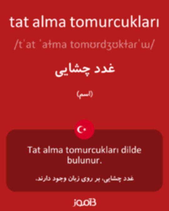  تصویر tat alma tomurcukları - دیکشنری انگلیسی بیاموز