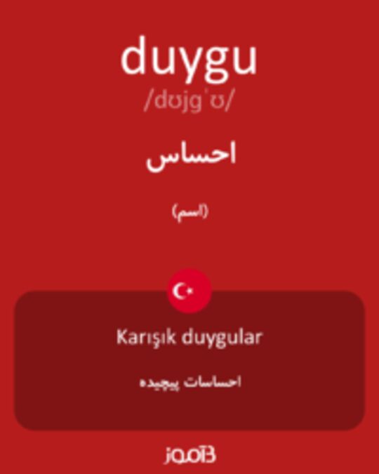  تصویر duygu - دیکشنری انگلیسی بیاموز