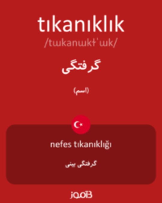  تصویر tıkanıklık - دیکشنری انگلیسی بیاموز